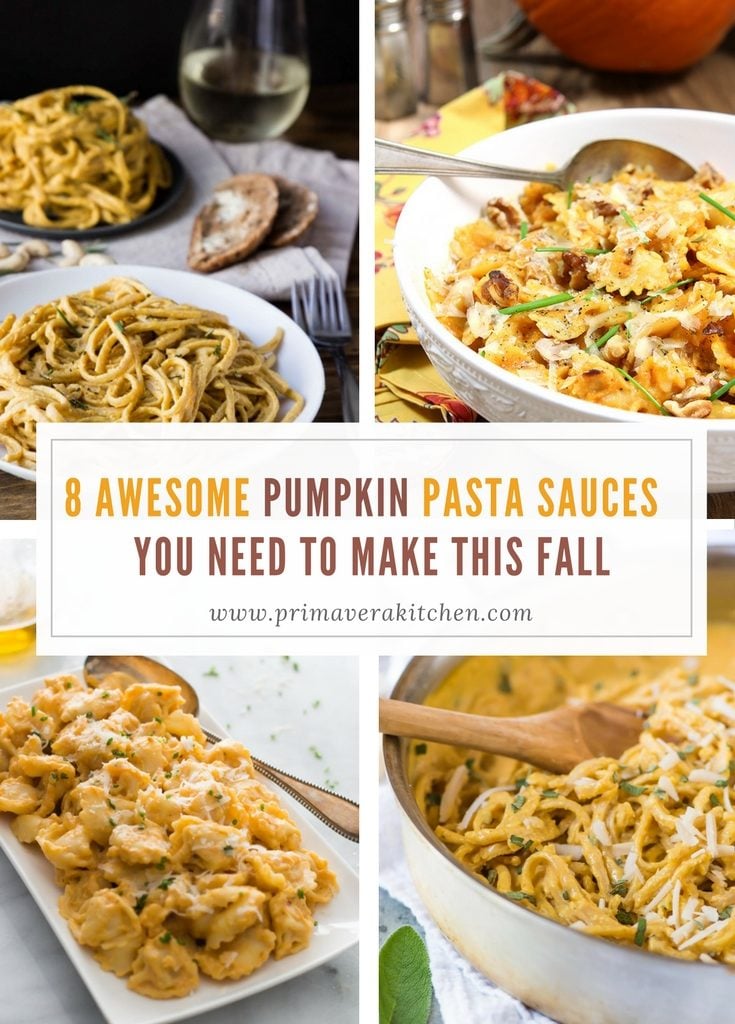 8-awesome-pumpkin-pasta-sauces-you-need-to-make-this-fall - These 8 Awesome Pumpkin Pasta Sauces are the perfect recipes you need to make this fall to celebrate this season. Here you'll find delicious, flavourful, vegan or dairy-free creamy recipes to attend all types of tastes and diets. Enjoy!