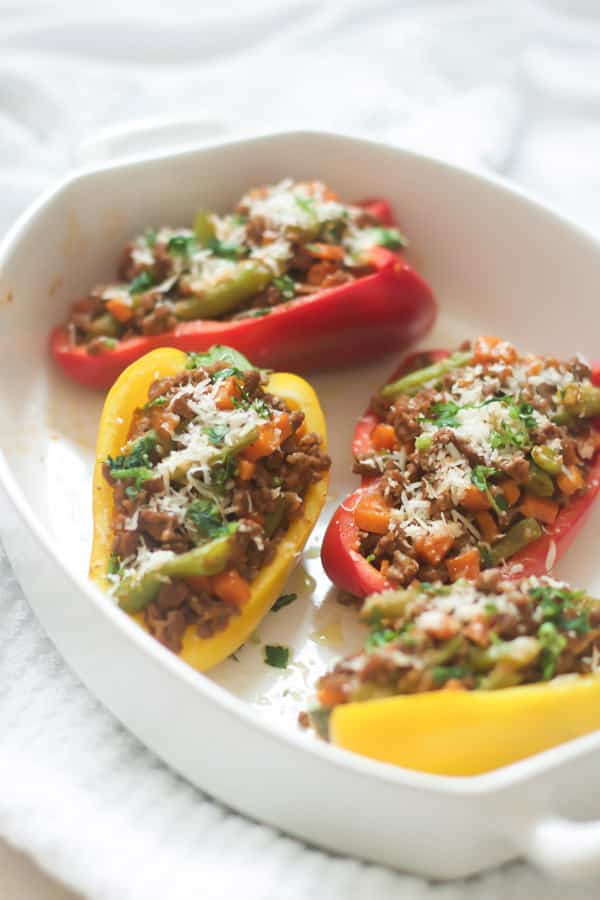 Easy Ground Turkey Stuffed Peppers Primavera Kitchen Recipe