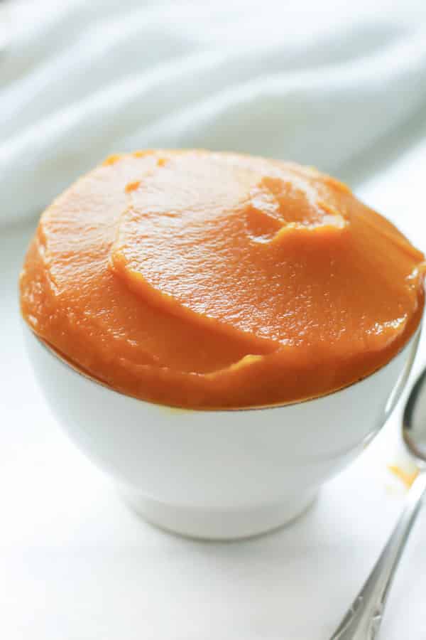 Homemade Pumpkin Puree - This is a simple and easy way to prepare Homemade Pumpkin Puree. It's perfect for fall baking! 