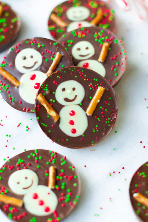 snowman chocolate cups primavera kitchen recipe