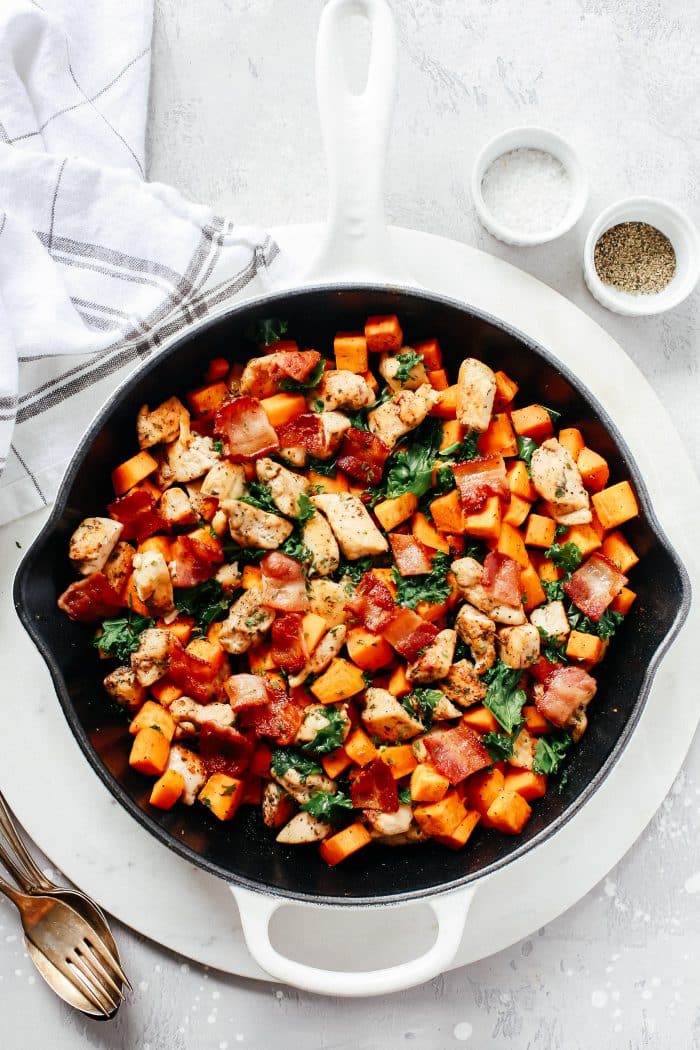 Sweet Potato Chicken Kale Skillet Primavera Kitchen
