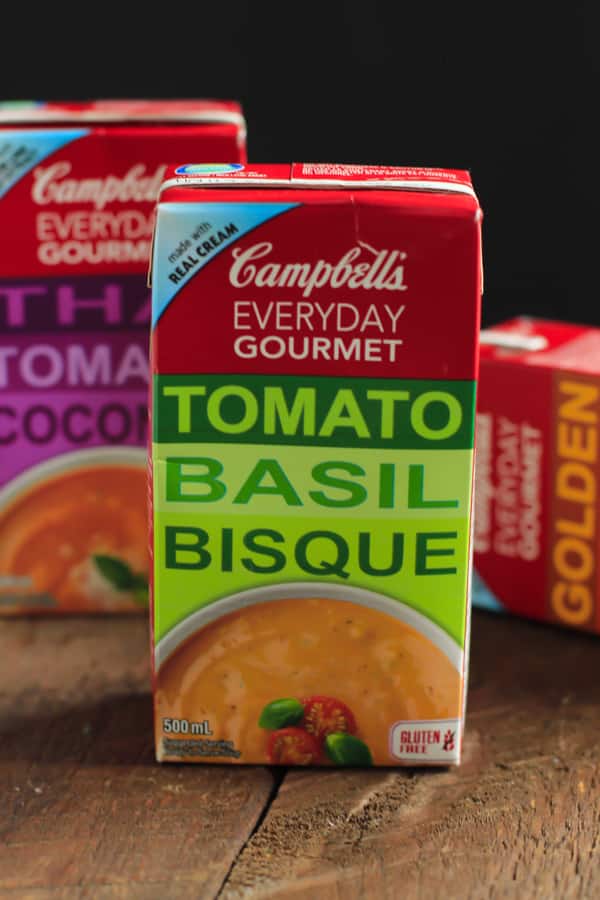 This Campbell’s® Everyday Gourmet Tomato Basil Bisque soup with bacon, sautéed garlic and green onions will help #elevateyoureveryday! These soups are really tasty and the best part, they don’t have artificial colours or flavours! Enjoy! #ad