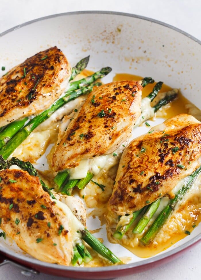 Asparagus Stuffed Chicken Breast