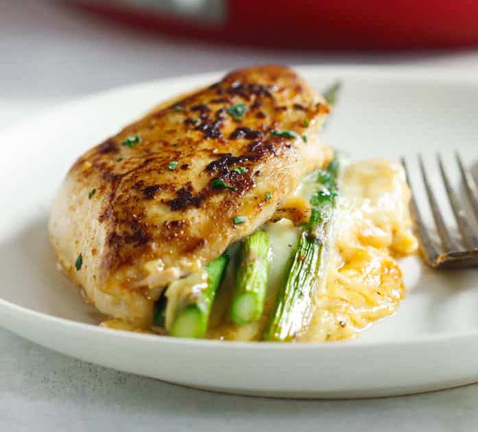 Asparagus Stuffed Chicken Breast