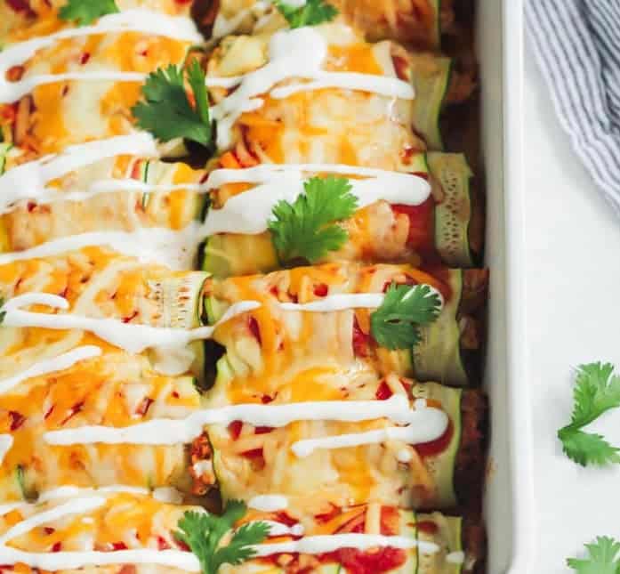 Keto Chicken Enchiladas Primavera Kitchen