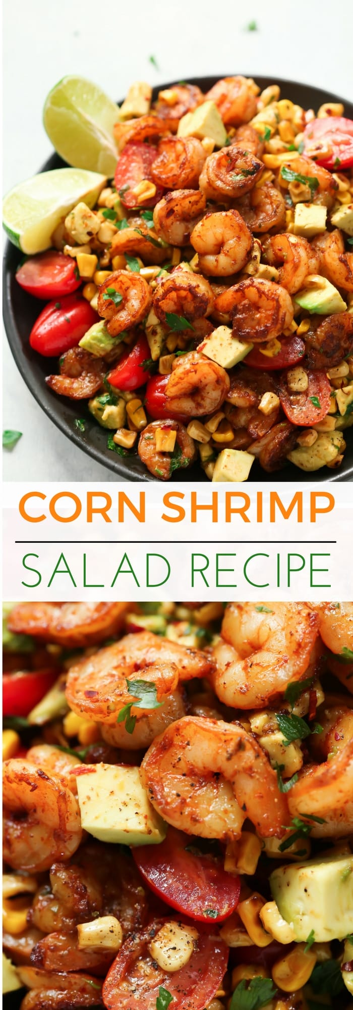 Enjoy this refreshingCorn Shrimp Salad - Corn Shrimp Salad Recipe with a light lime dressing as a side for any meal during summertime. 
