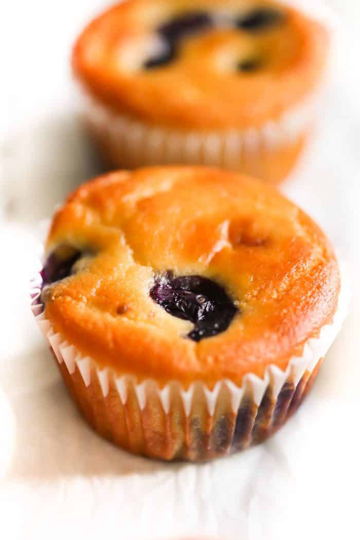 Low-carb Lemon Blueberry Blender Muffins Primavera Kitchen Recipe