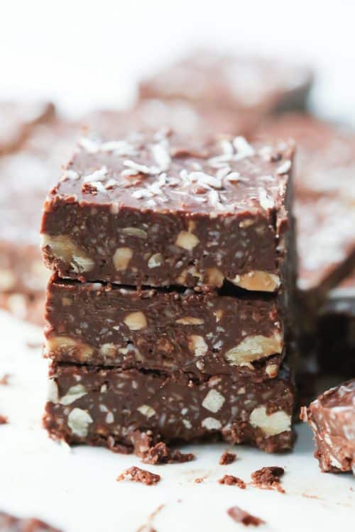 Low-Carb No-Bake Chocolate Coconut Bars Primavera Kitchen Recipe