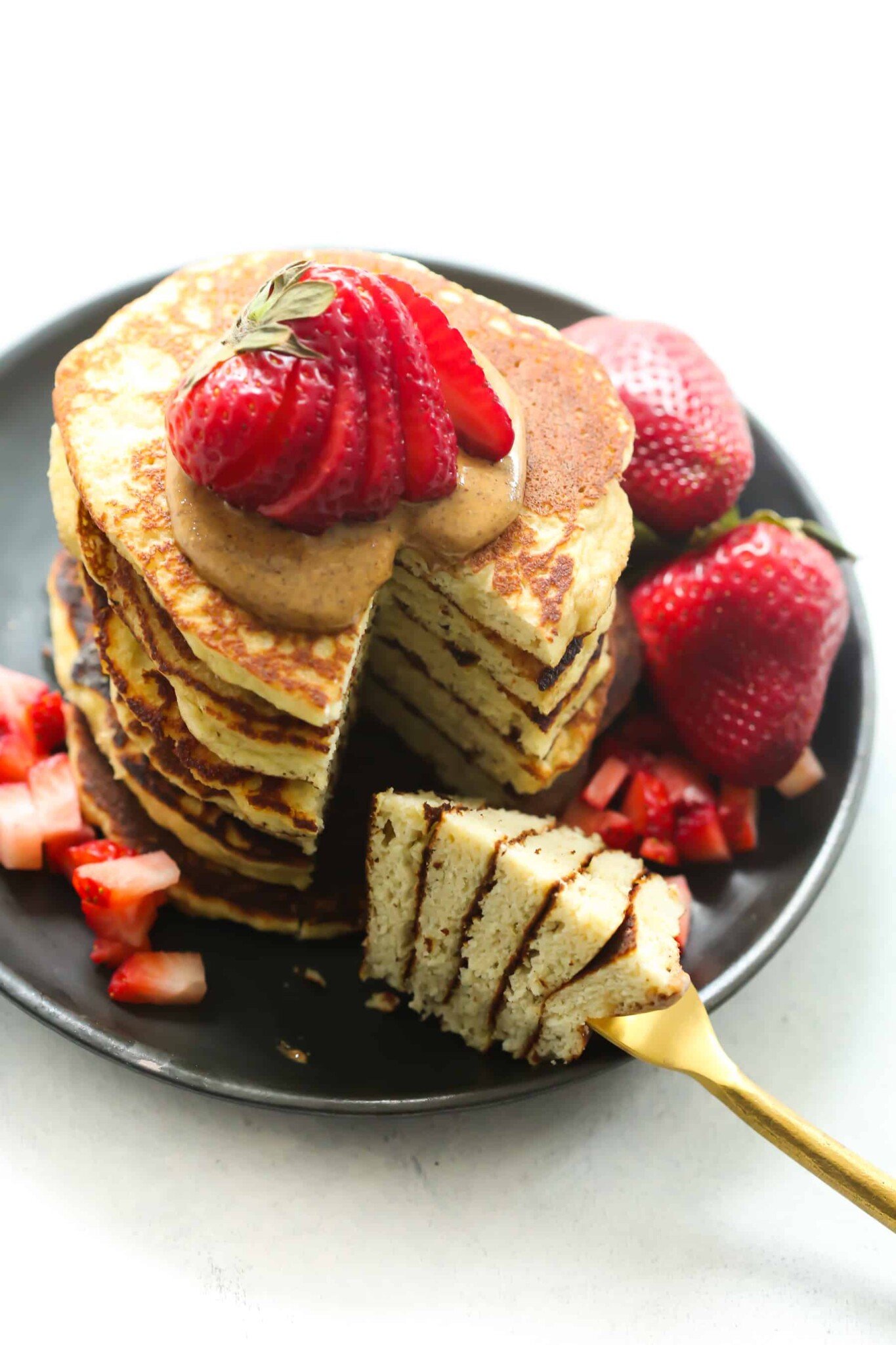 3Ingredient Almond Flour Pancake Recipe Primavera Kitchen