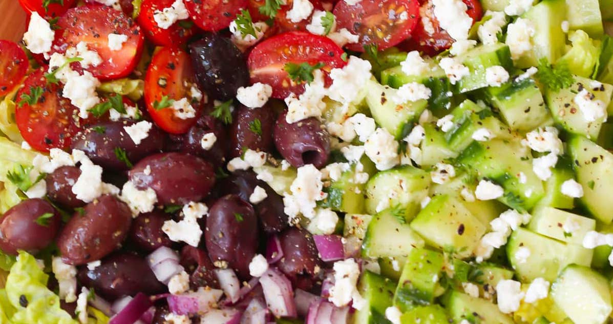 Easy Mediterranean Chopped Salad
