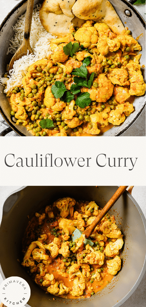 Cauliflower Curry Recipe – Creamy & Made with Coconut Milk