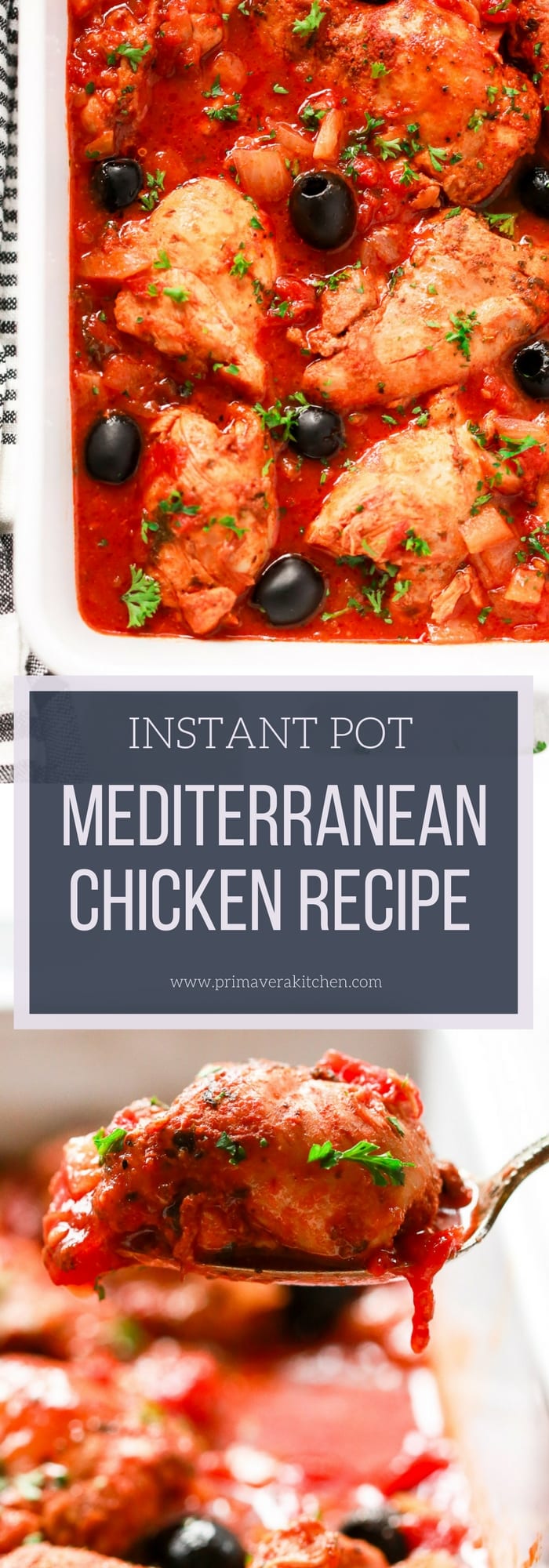 Instant Pot Mediterranean Chicken Recipe - Primavera Kitchen