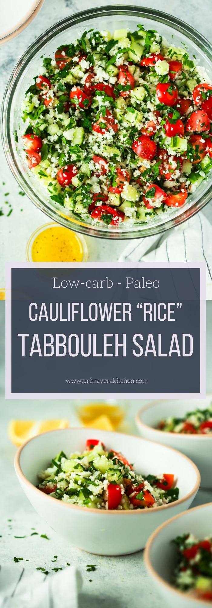Cauliflower “Rice” Tabbouleh Salad Cauliflower “Rice” Tabbouleh Salad