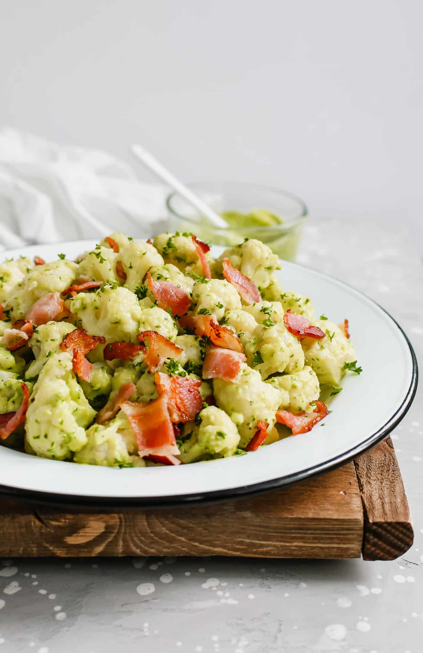 Creamy Avocado Cauliflower Salad Primavera Kitchen