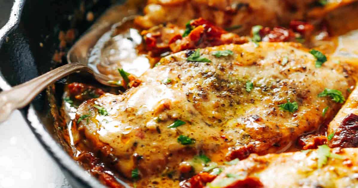 Creamy Parmesan Chicken Skillet