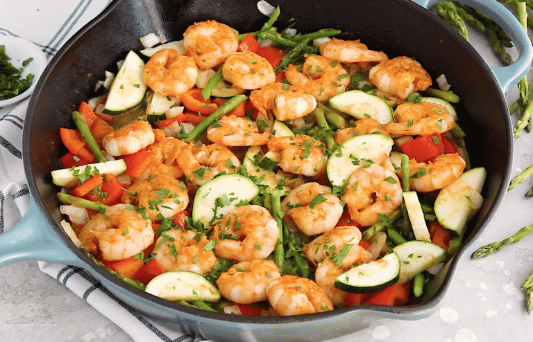 Shrimp And Vegetable Skillet | Primavera Kitchen
