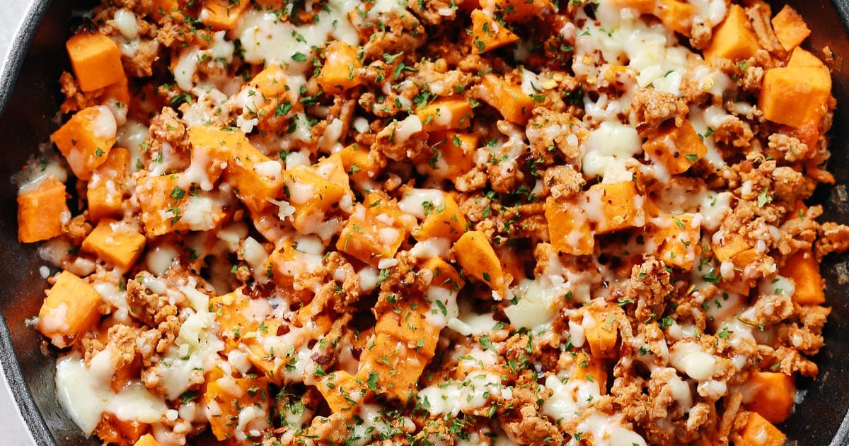 Ground Turkey Sweet Potato Skillet Recipe