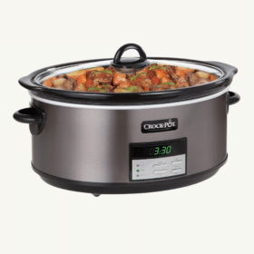 close up photo of a slow cooker