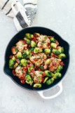 SUPER Easy Baked Chicken with Brussels Sprouts