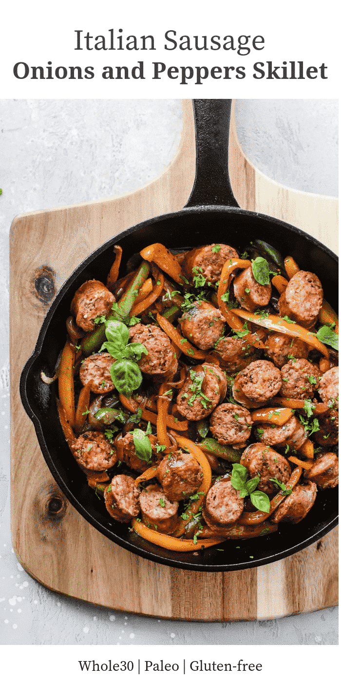Italian Sausage, Onions and Peppers Skillet 