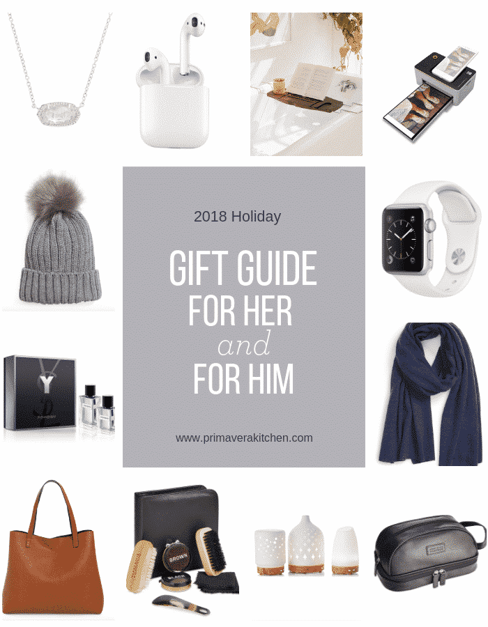 2018 Holiday Gift Guide For Her and For Him