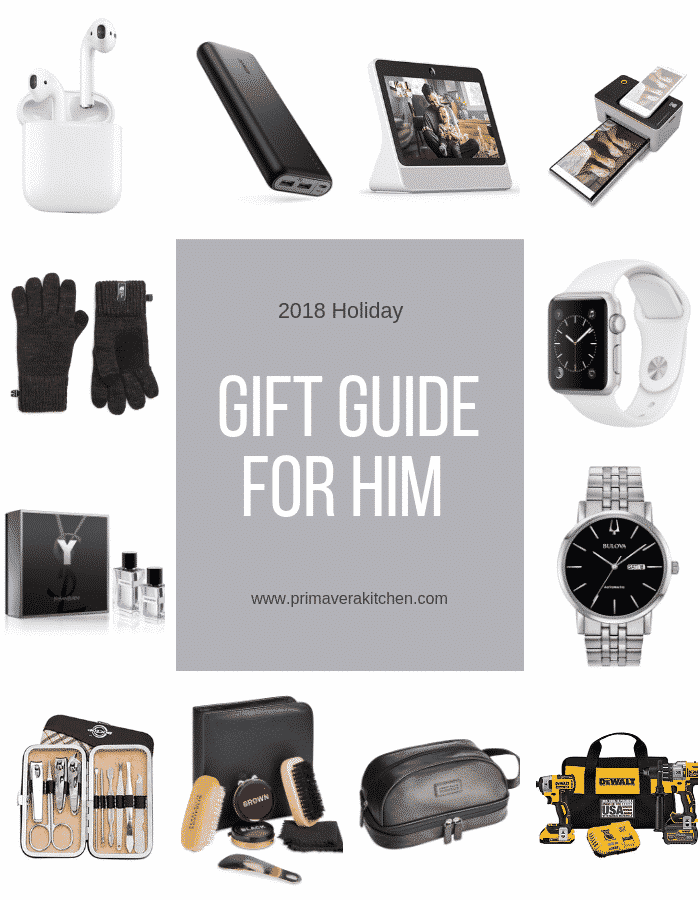 2018 Holiday Gift Guide For Him