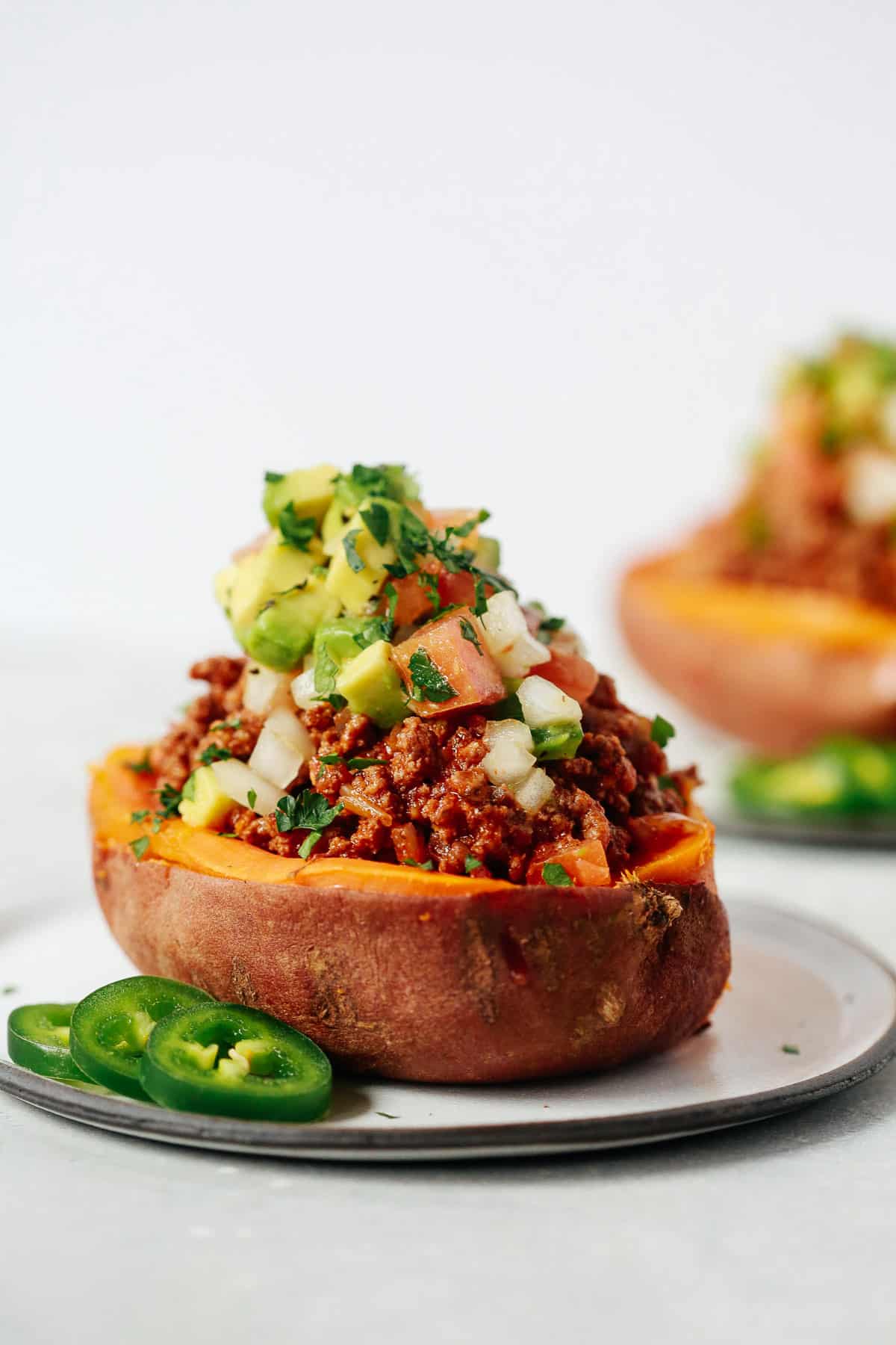 Taco Stuffed Sweet Potatoes