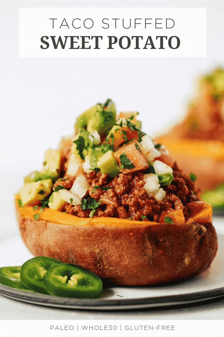 Taco Stuffed Sweet Potato