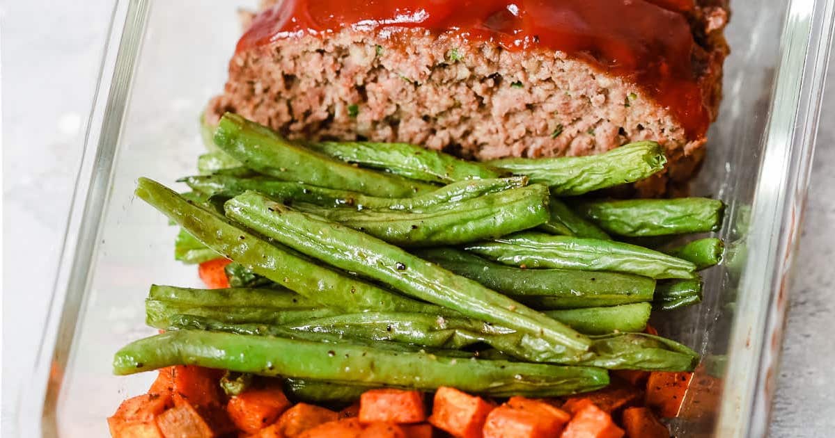 Healthy Meatloaf MealPrep Bowls Primavera Kitchen