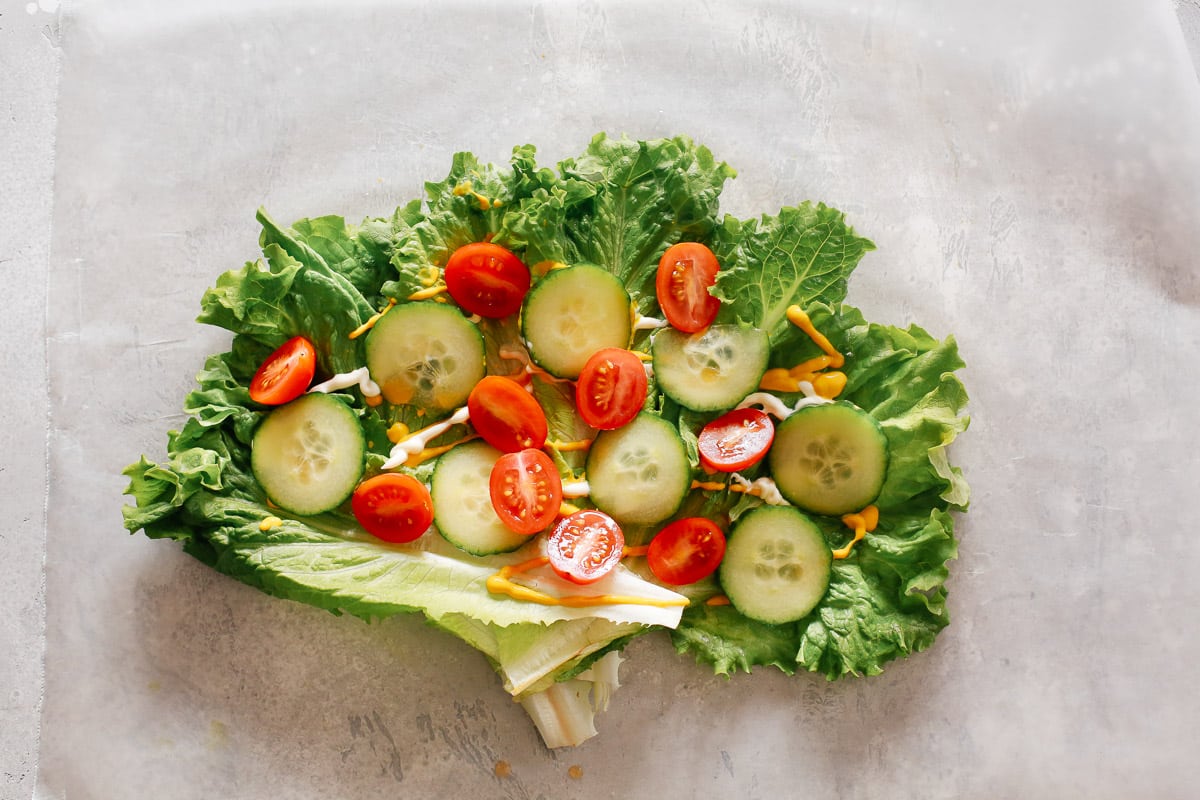 Lettuce Wrap Sandwich - Cooking LSL