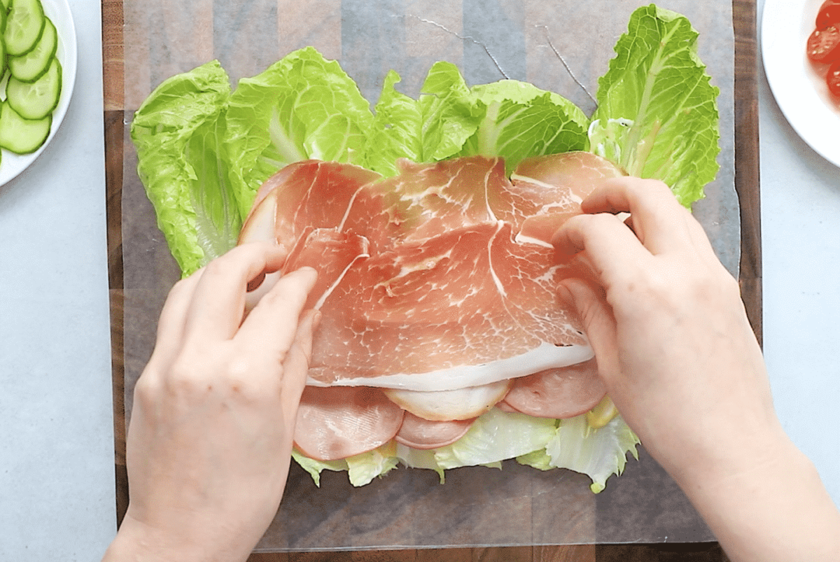 Lowcarb Lettuce Wrap Sandwich (Easy to Make and Healthy)