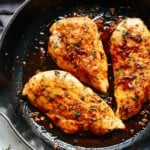 Garlic Butter Baked Chicken Breast (Helathy & Delicious)