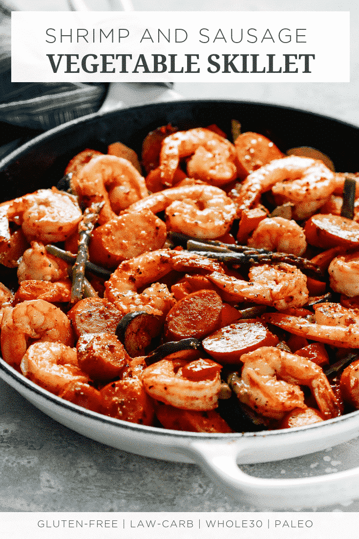 Shrimp and Sausage Vegetable Skillet (Meal-Prep)