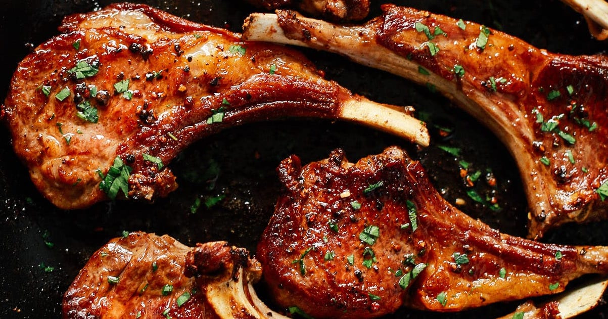 20-Minute Garlic Butter Lamb Chops