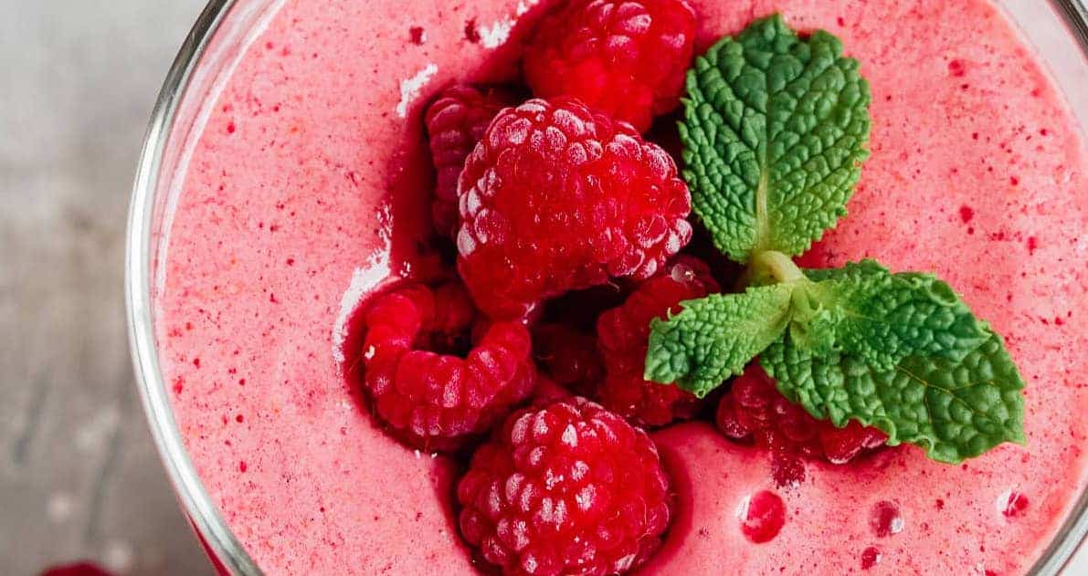 Low Carb Raspberry Smoothie Primavera Kitchen