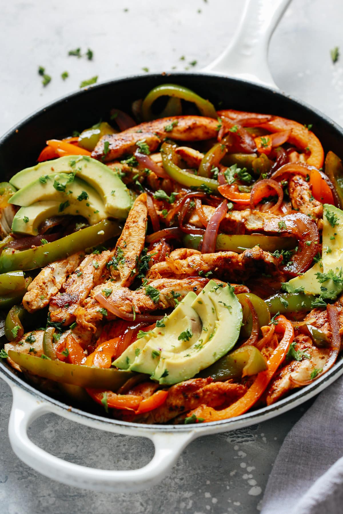 Skillet Chicken Fajitas