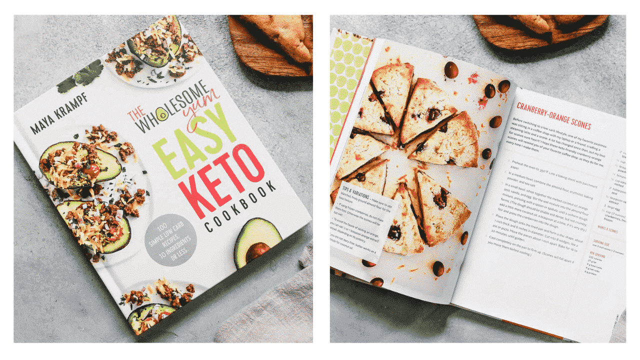 photo of The Wholesome Yum Easy Keto Cookbook, by Maya Krampf