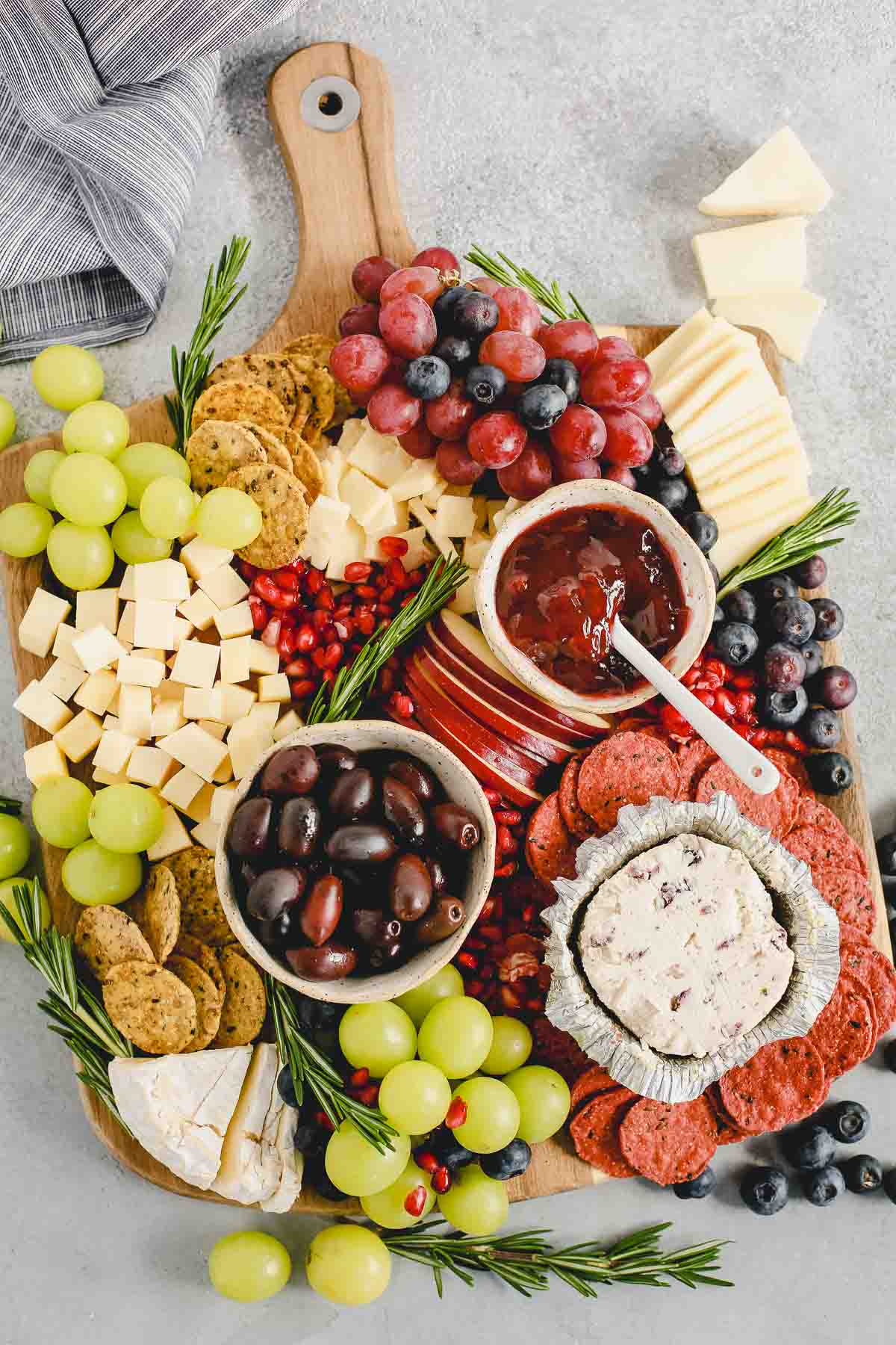 Holiday Cheese Board {Charcuterie Board} - Two Peas & Their Pod