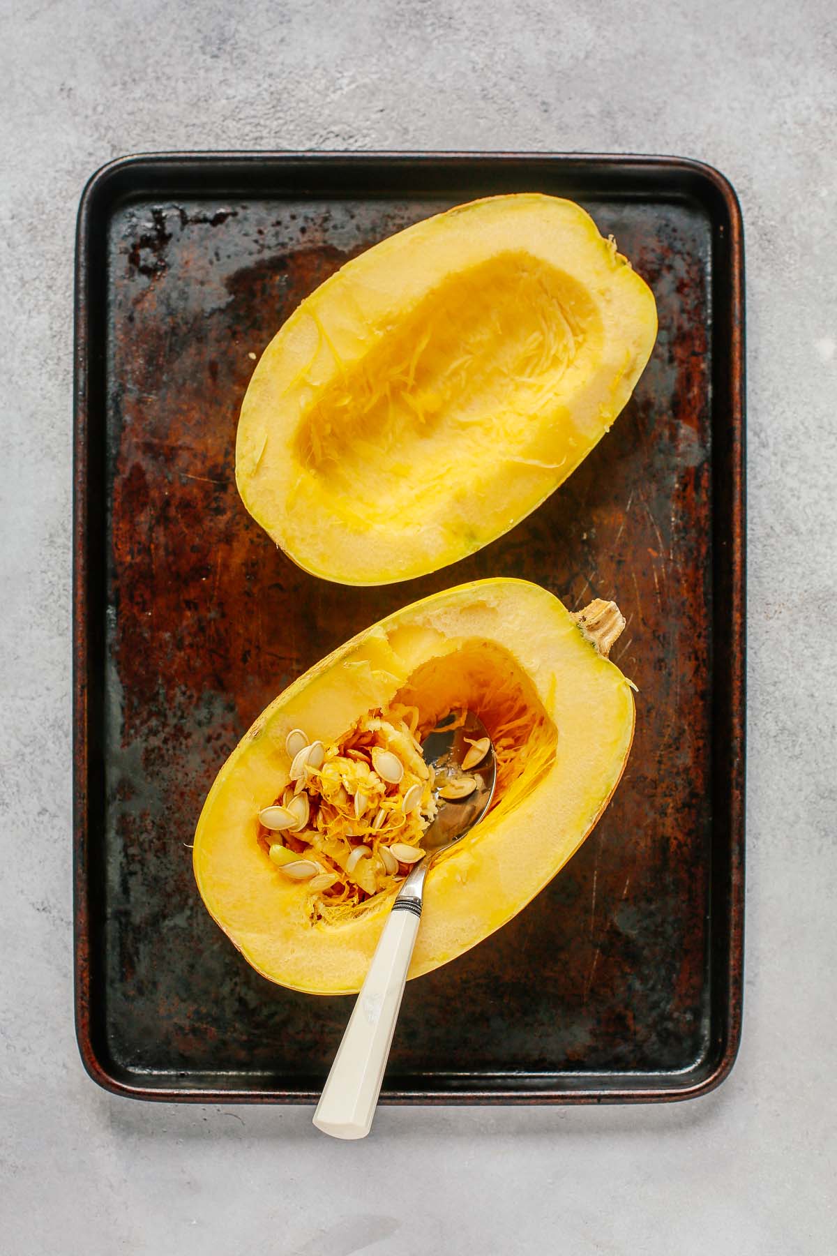 spaghetti squash without the seeds