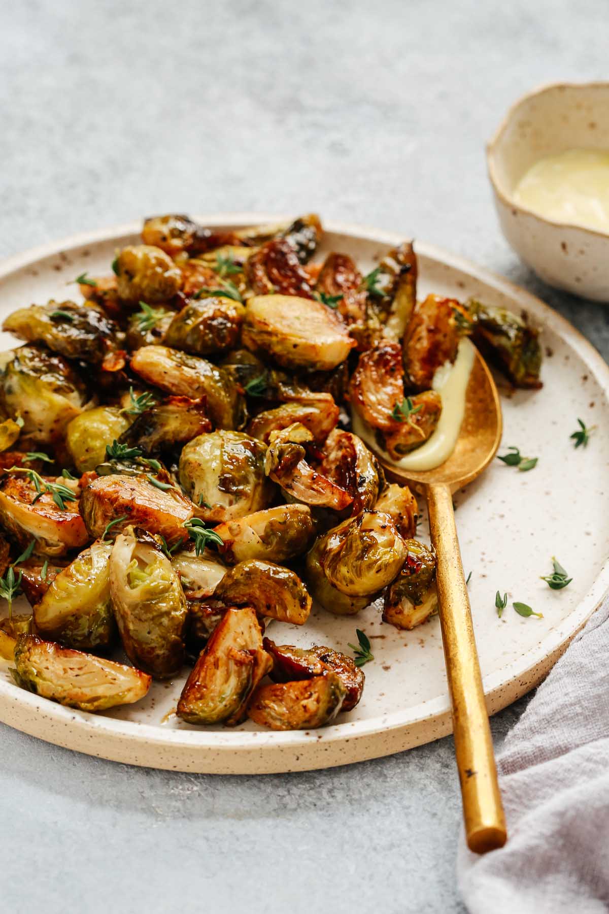 roasted Brussel sprout recipe photo