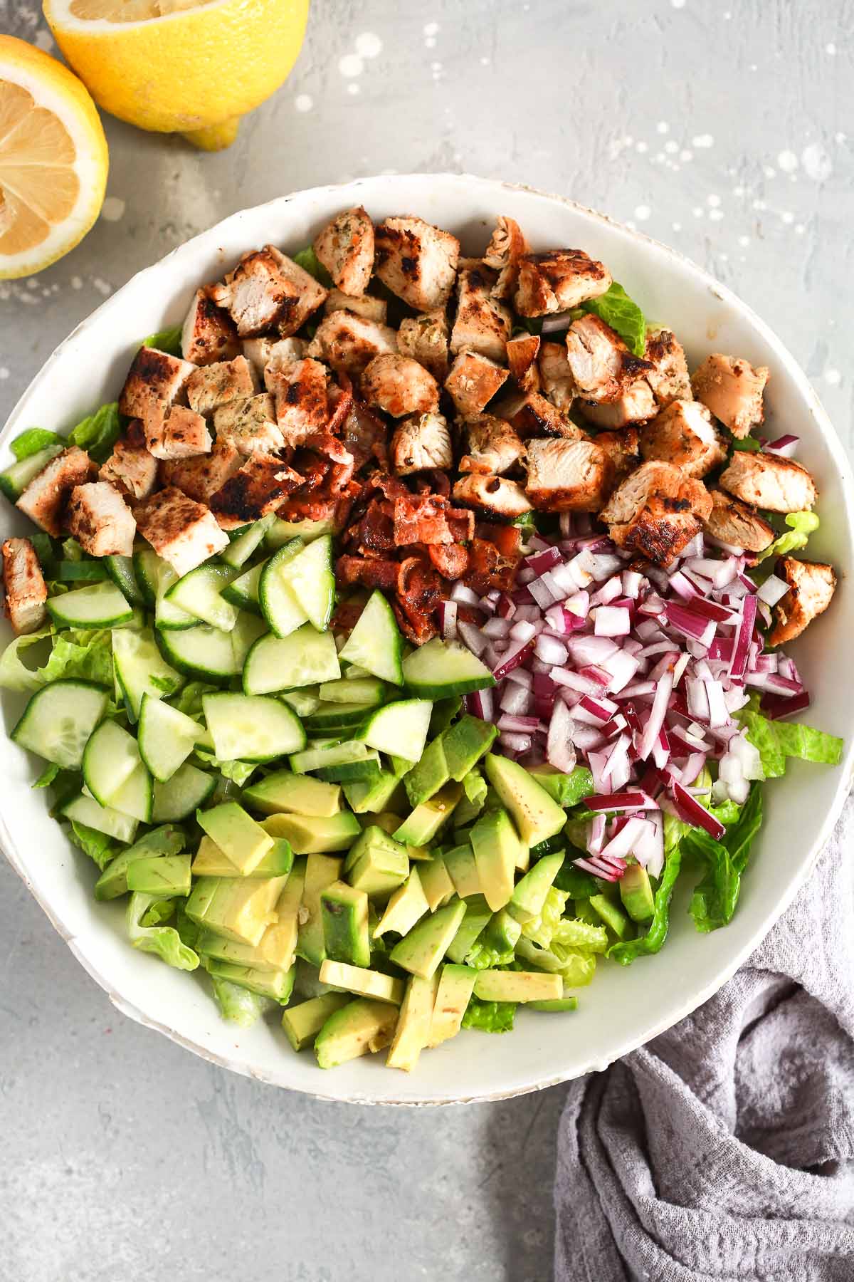 Easy Chopped Chicken Salad (Meal-Prep) - Primavera Kitchen