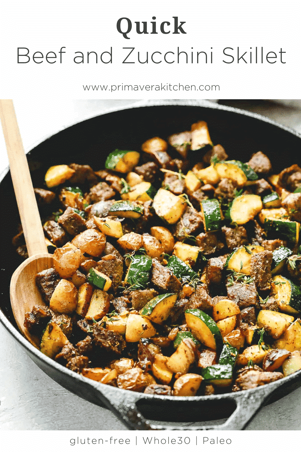 Beef and Zucchini Skillet