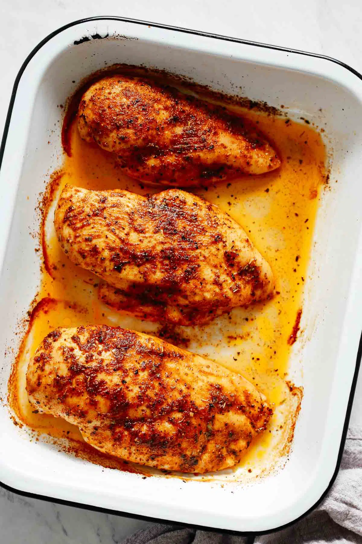 baked chicken in a casserole