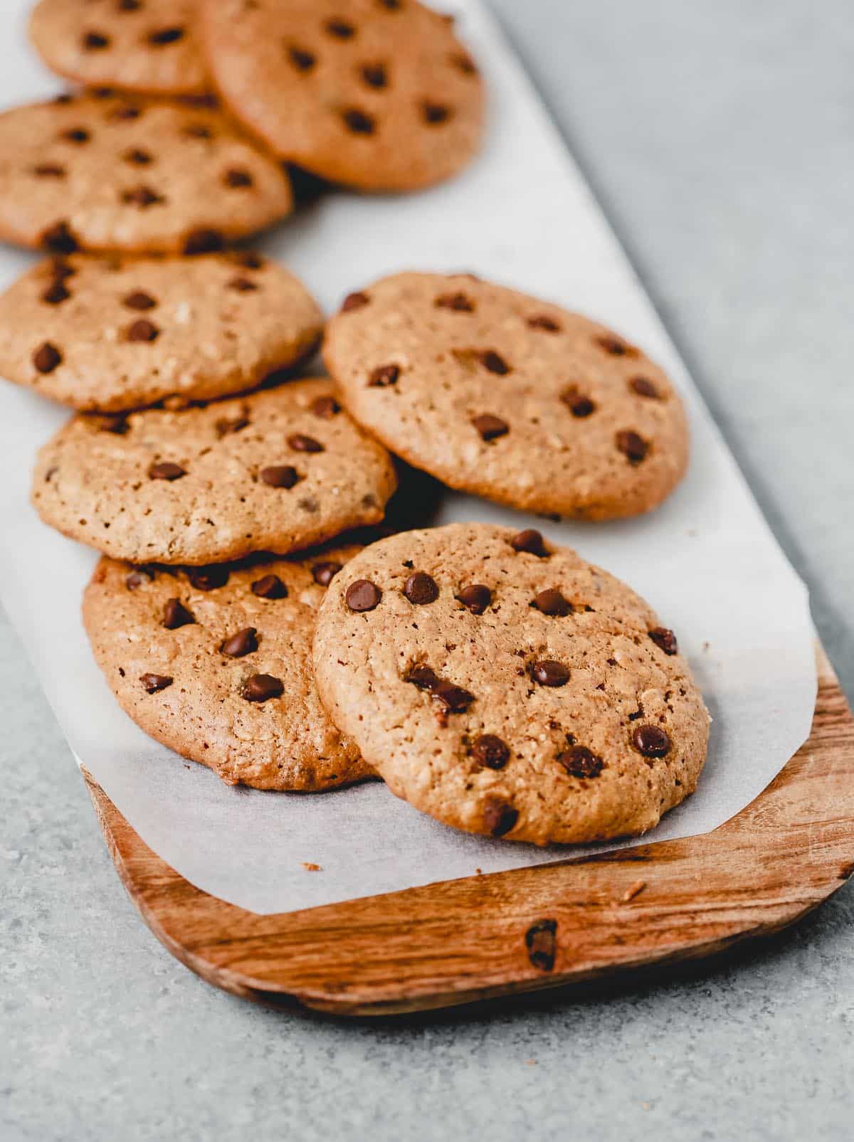 platter of almond butter cookies
