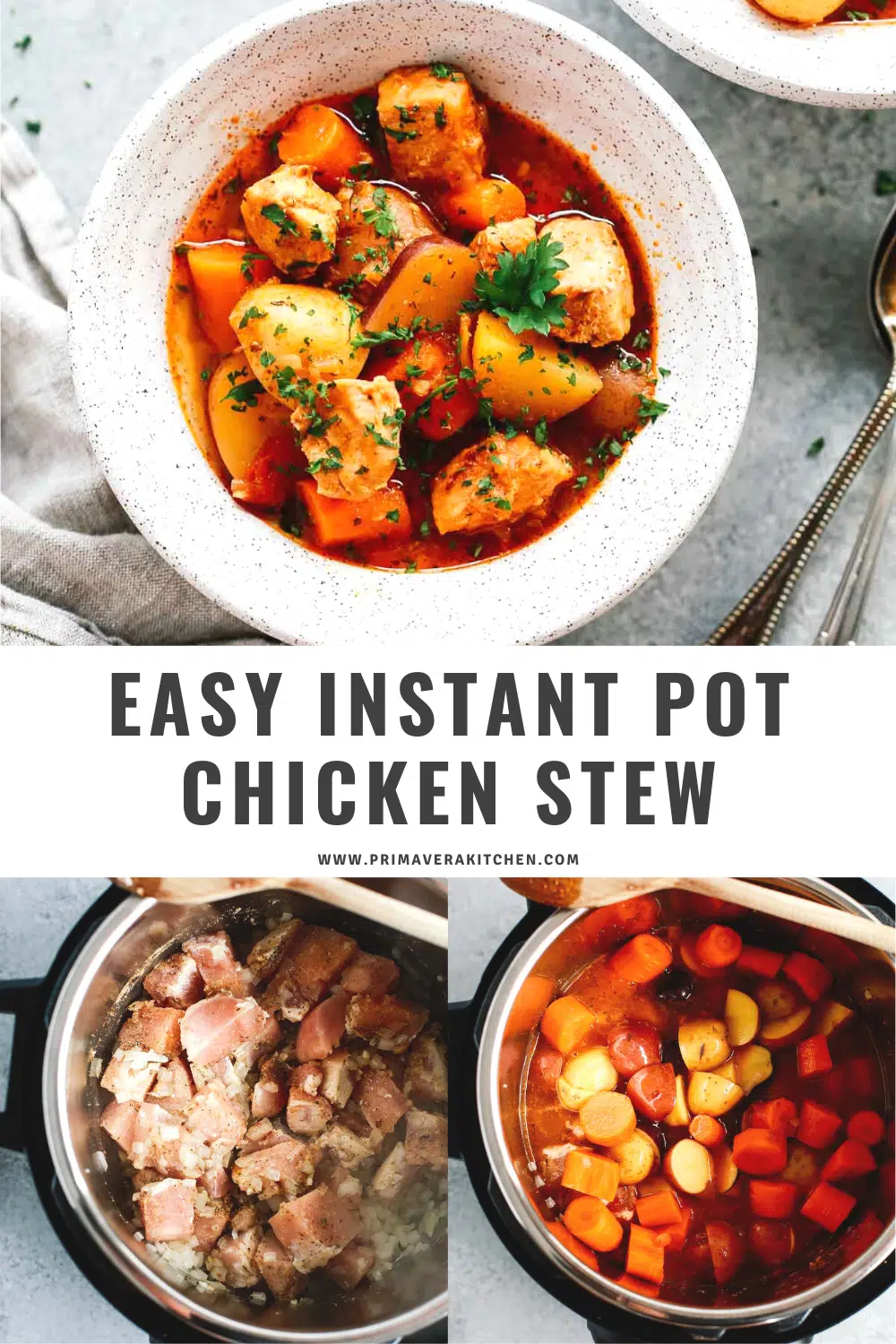 Easy Instant Pot Chicken Stew
