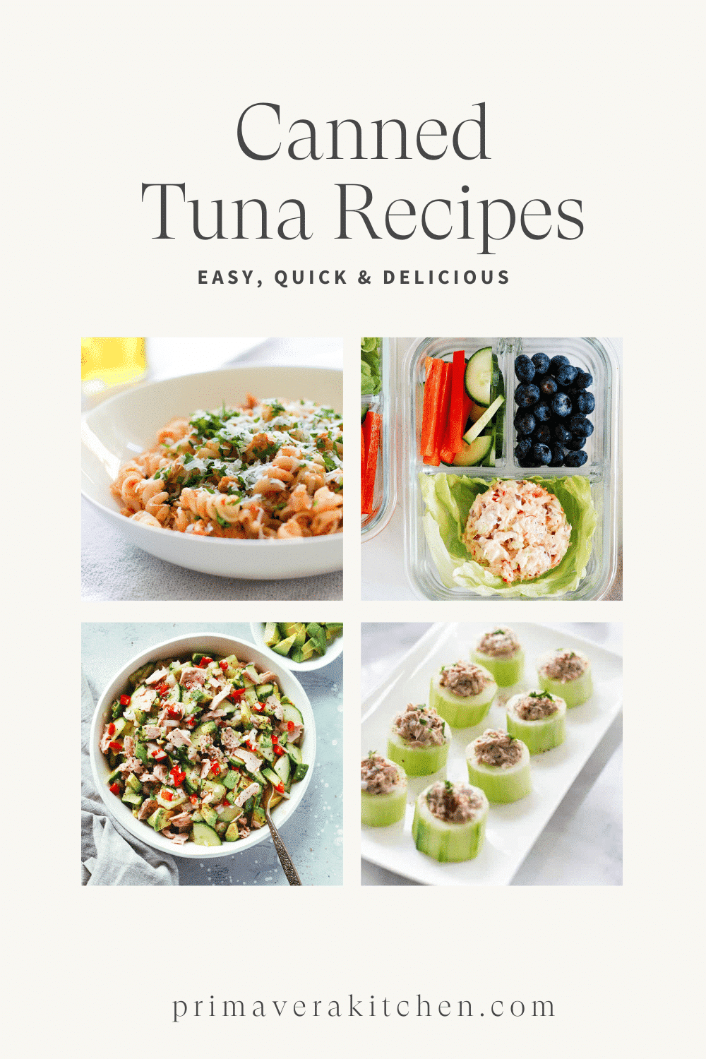 Canned Tuna Recipes Primavera Kichen