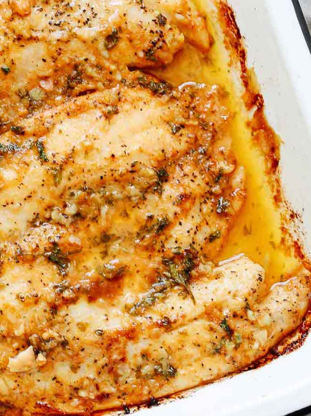 Garlic Butter Baked Tilapia Primavera Kitchen