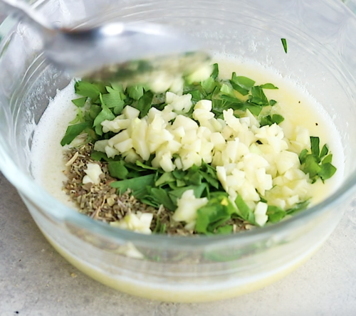 chicken breast ingredients inside a bowl
