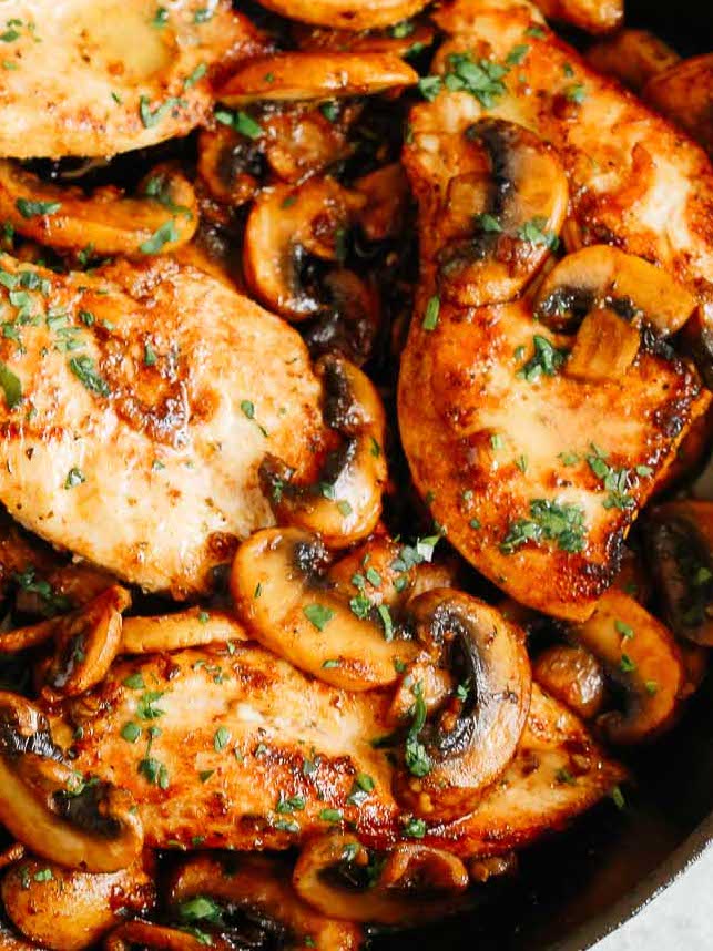 Mushroom Chicken Breast Recipe - Primavera Kitchen