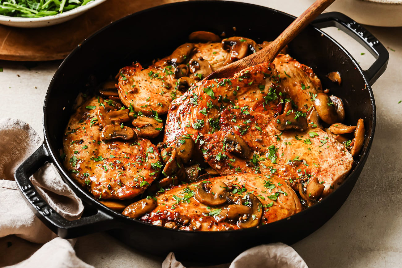 Chicken and Mushroom Recipe, No Cream - Primavera Kitchen